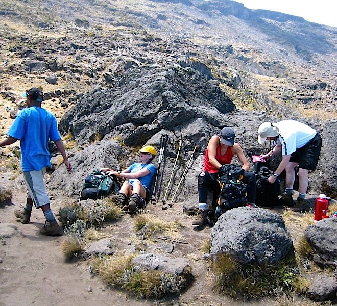 Climbing Kilimanjaro Machame Route Day 2